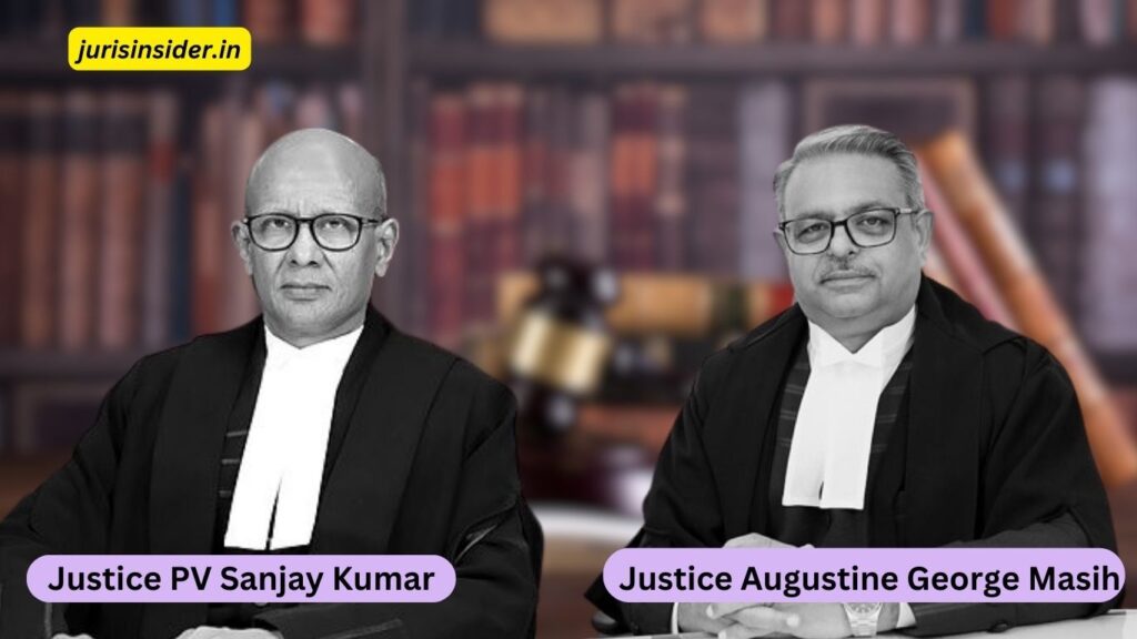 Justice PV Sanjay Kumar &