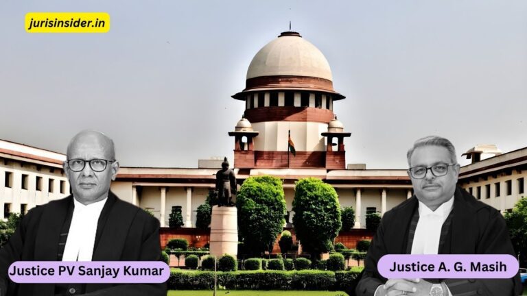 Justice PV Sanjay Kumar & Justice Augustine George Masih, Supreme court