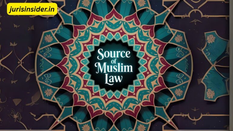 Sources of Muslim Law
