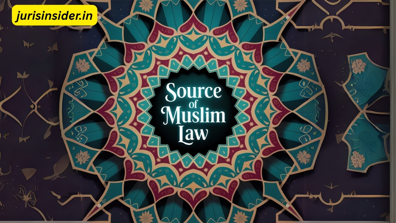 Sources of Muslim Law