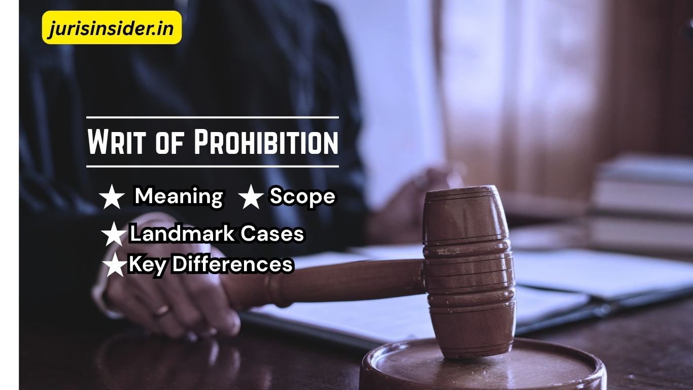 Writ of Prohibition